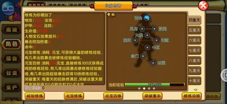 经脉修炼